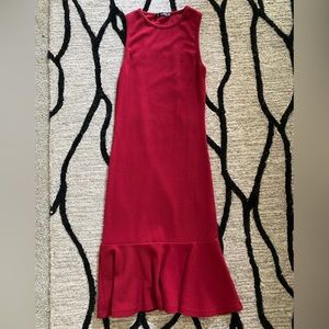 Red bodycon dress